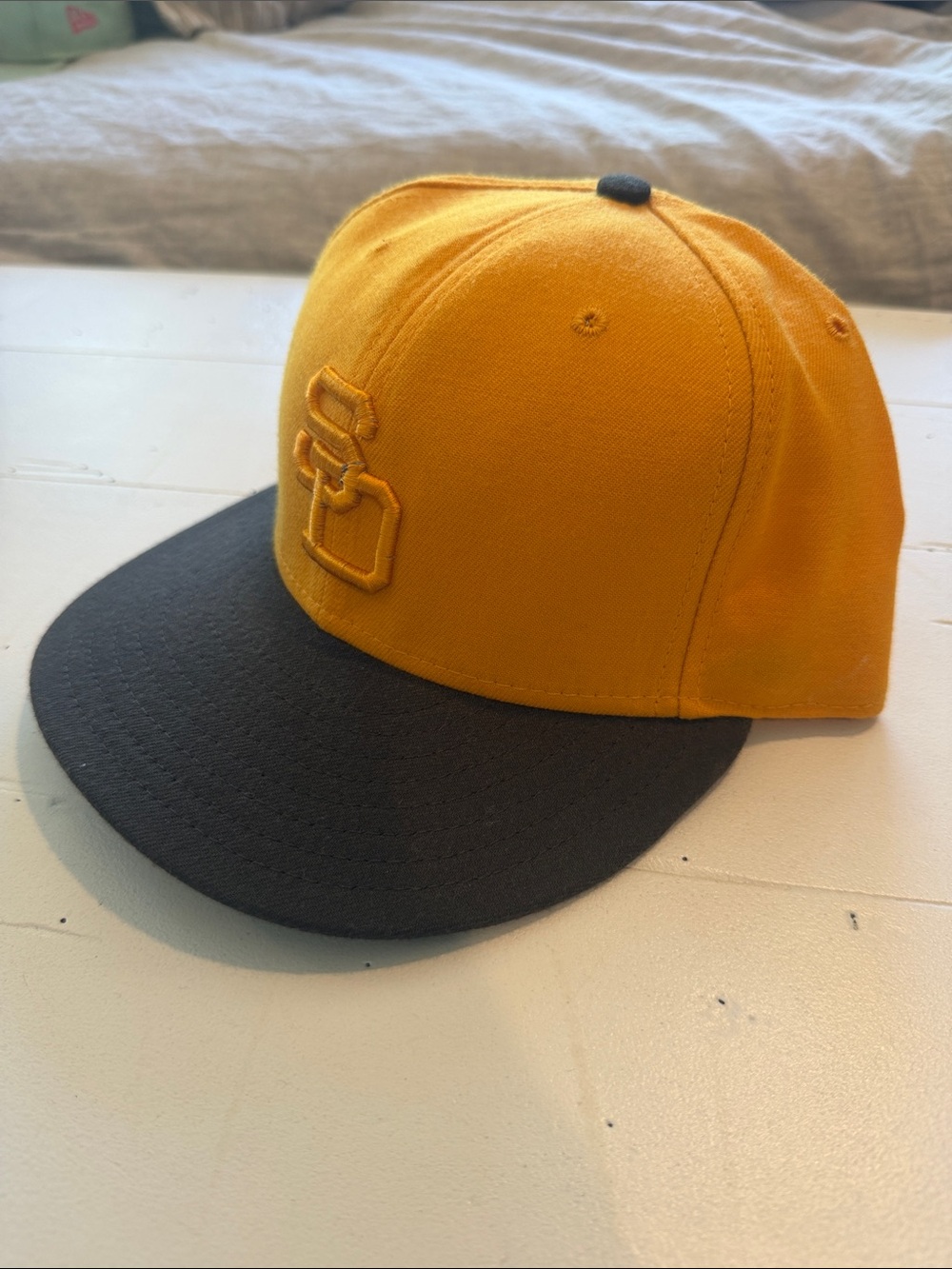 San Diego Padres Two-Tone Yellow and Black Baseball Cap